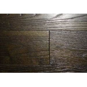 Hand scraped Mongolian teak engineered hardwood flooring