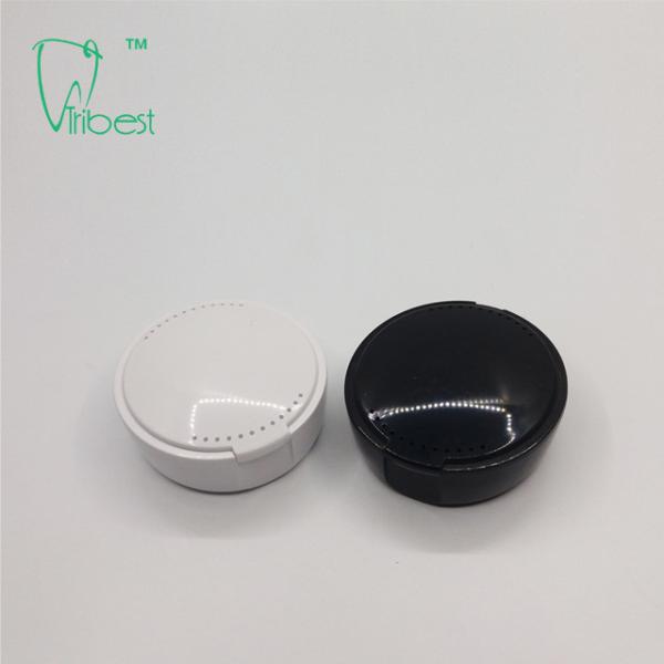 Buy Round Ultra Thin Portable Plastic Retainer Case With Lens at wholesale prices