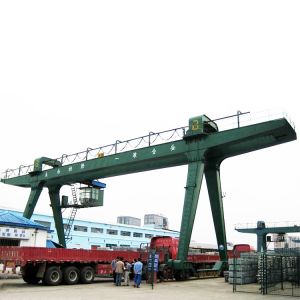 China Mine Heavy Duty Double Girder Gantry Crane MG Type 12m With Saddle on sale