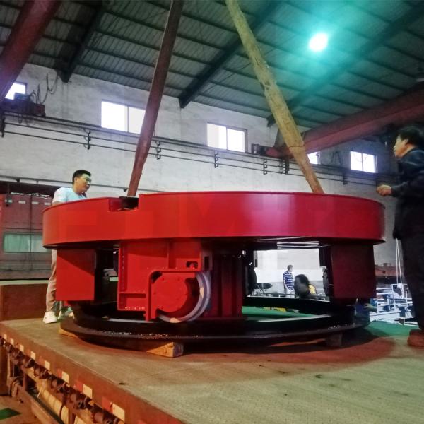 50 Ton Electric Material Handling Turntable Heavy Duty Transfer Trolley