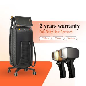 Vertical Diode 808 Laser Machine 2000W Painless Laser Hair Removal Machine