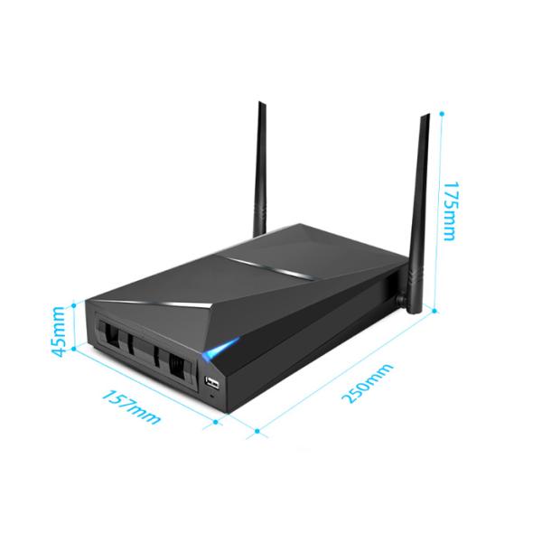 Full HD 720P WiFi CCTV Camera Kit , 4 Channel Wireless Cctv System 4TB Capacity