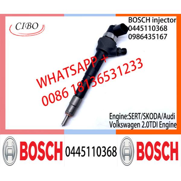 BOSCH injetor Common fuel Injector 0445110368 0986435167 0445110369 03L130277Q for SERT/SKODA/Audi1/Volkswagen 2.0TDI