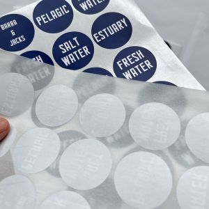 LOGO Tamper Seal Stickers Bottle Round Label Sticker