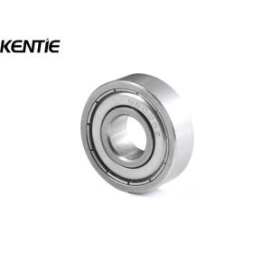 SS 304 Closed 6000ZZ Single Row Deep Groove Ball Bearing Compact Structure