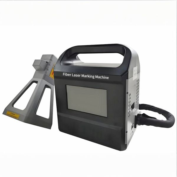 Buy Portable Optical Handheld Fiber Laser Marking Machine New Mini Small Laser Marker for Metal Tyre Resin Supports DXF BMP AI at wholesale prices