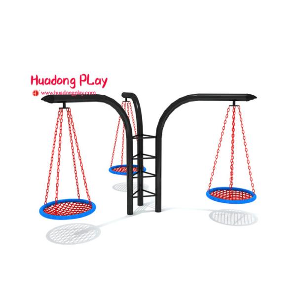 Buy Innovative Design Playground Equipment Swings 1.5 M³ Galvanized Material at wholesale prices