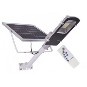 Exterior Solar Powered LED Parking Lot Lights With Radar Induction 30W