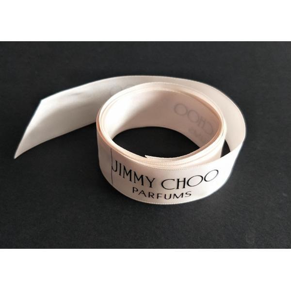 Buy 100% Polyester Custom Printed Ribbon Double Face Eco - Friendly Rayon at wholesale prices