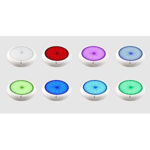 Surface Mounted RGB Multi-Color Changing LED Pool Light Anti UV PC Material