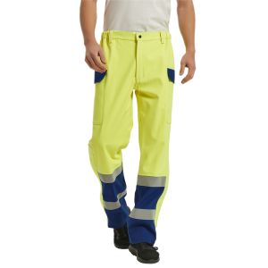 Three Layer Laminated Flame Resistant Arc Protection Rain Gear Work Pants For