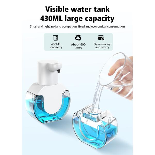 430ml Automatic Soap Dispenser With 4 Speed Adjustment