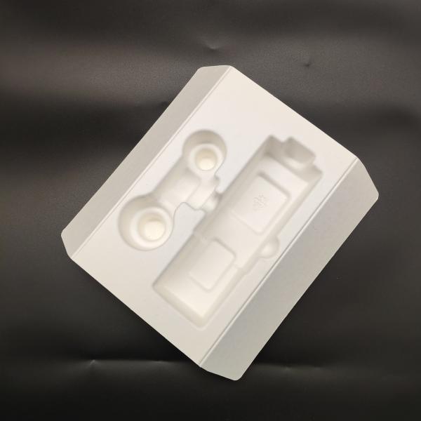 Large-sized high-end skin care lotion set with an embedded eco-friendly pulp molded base inside the box, offering anti-collision, anti-fall, and