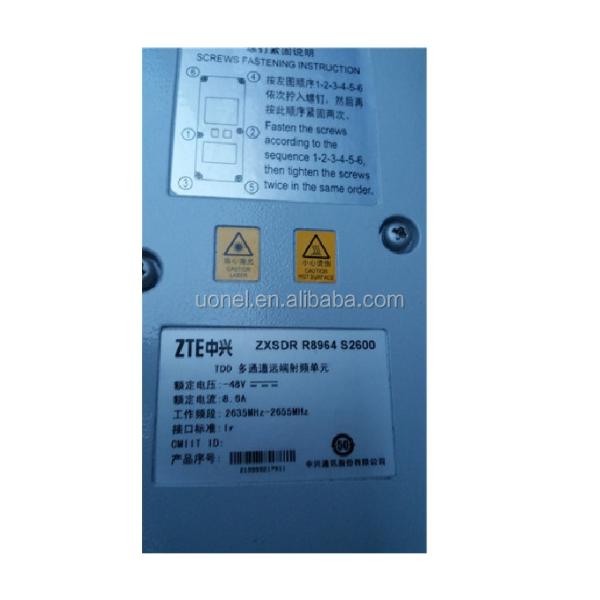 ZTE R8964 S2600 TDD 48V 2635MHz-2655MHz FDD GSM/UMTS BBU ZTE ZXSDR R8964 RRU WCDMA TD-SCDMA TD-LED LTE DPC-R OLPB RIK 2T2R
