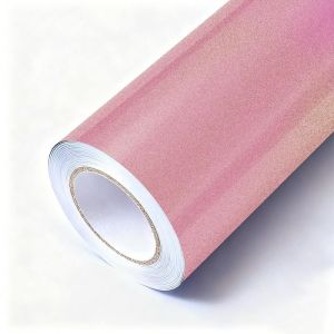 UV Resistant Glossy Pink Car Wrap Reflective Pink Diamond Vinyl Wrap Durable HYH1013