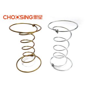 Silver Anti Rust Upholstery Coil Springs Free Design Construction For Sofa And