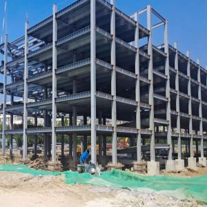 Multi Floors Steel Frame Car Parking Structure Q235B Q355B