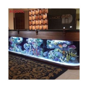 China High Surface Hardness Acrylic Outside Swimming Pool with Super Thick Perspex Glass on sale