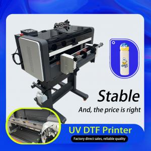 Quality All In 1 UV DTF Printer PET Film Transfer Printing Machine Golden Foil Film Laminating for sale