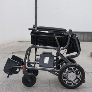 Lithium Battery Lightweight Power Wheelchair Foldable With PU Tire