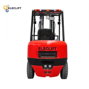 Logistic Diesel Operated Forklift 4 Wheel Steering Forklift