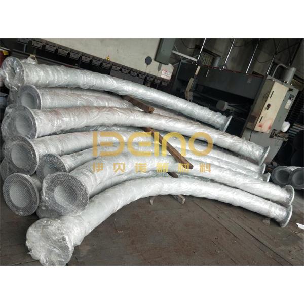 Industrial Wear Resistant Ceramic Pipe Bending Alumina Ceramic Lined Pipe