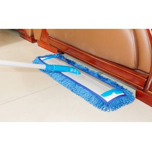 Plush 24 Inch Janitorial Cleaning Tools Microfiber Mop Kit