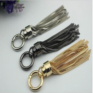 High quality modern design tassel custom zinc alloy gunmetal colors 115 mm