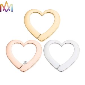 Hollow Custom Engraved Heart Charm