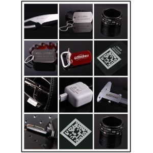 Keyboard Portable Fiber Laser Marking Machine Compact Without Consumptive