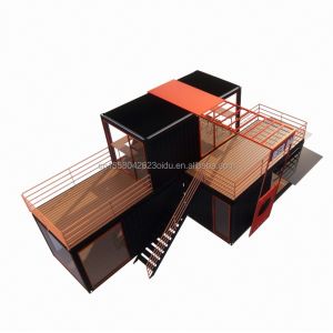 Steel Structure Prefab Cabin Luxury Container House with Galvanized Steel