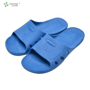 Quality Cleanroom ESD antislip sandal antistatic slipper for electronics factory workshop for sale