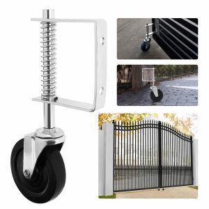 6" Gate Wheel Gate Support Wheel for Chain Link Fence Swing Gate
