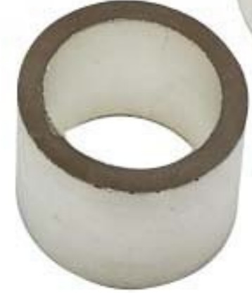 Buy Lead Zirconate Titanate Piezoceramic Tube 100KHz For Ultrasonic Hydrophone at wholesale prices