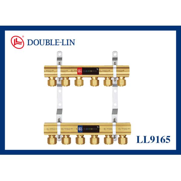 Buy BS2779 Thread 8 Way 16 Bar 1 Inch Brass Manifolds at wholesale prices