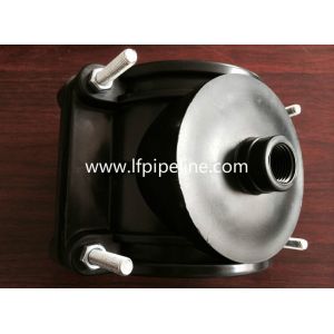 Saddle clamp for ductile iron pipe/pvc pipe/steel pipe