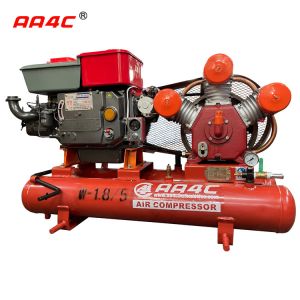 AA4C Reciprocating Portable mining industry piston diesel air compressor outdoor