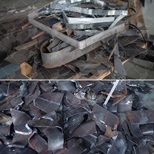 Shredder for Car Shell Scrap Car Body Shell Crusher Machine Twin Shaft Shredder Heavy Duty Shredder