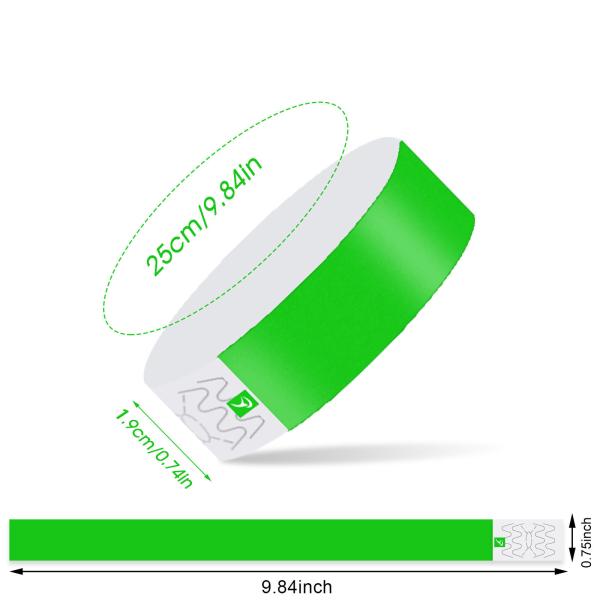2025 Cheap Synthetic Paper Event VIP Wristbands Logo Printed Water Resistant