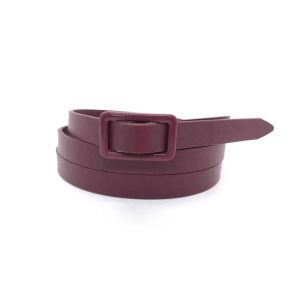 China Custom Thin Casual 1.5cm Women's Fashion Leather Belts on sale