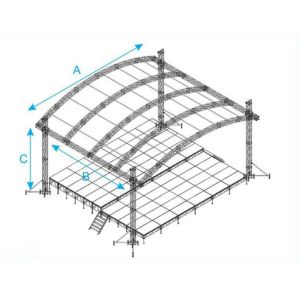 Bolt Truss Frame Structure Exhibition Aluminum Truss For Sale