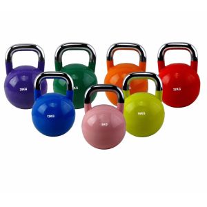 Coloured Traning Cast Iron Competition Kettlebell for Workouts