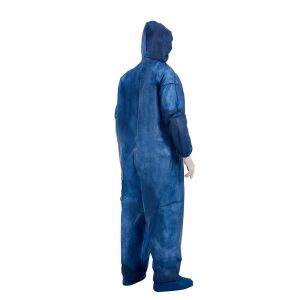 Waterproof Disposable Protective Coverall 50gsm For Laboratorial