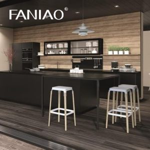 Customized Project Europe Style Melamine Kitchen Cabinet Made Of China