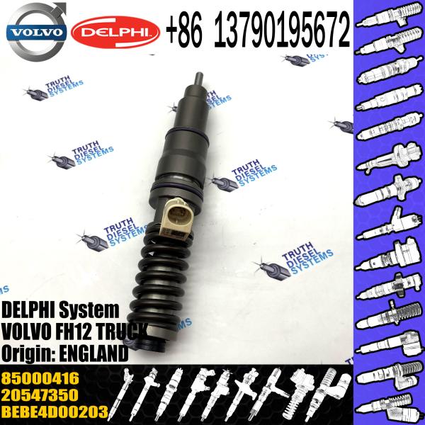 Fuel Injector 20547350 85000416 EX631016 BEBE4D00203 For VOL FH12 TRUCK