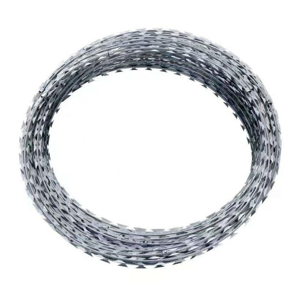 Buy Latest Design Superior Quality 2023 Hot Selling Electric / Hot Dipped Galvanized Razor Barbed Wire Bulk Concertina Wire Mesh Pri at wholesale prices