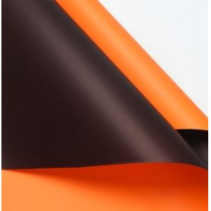 Orange Halloween flower wrapping paper