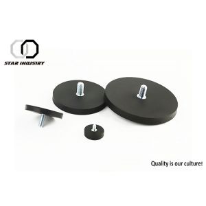 High Durability LED Light Magnets , Strong Holding Rubber Magnet Base