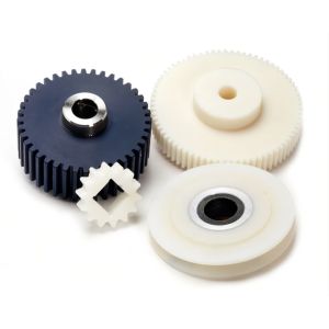 Custom Black White Plastic Injection Molding Parts Made By ABS