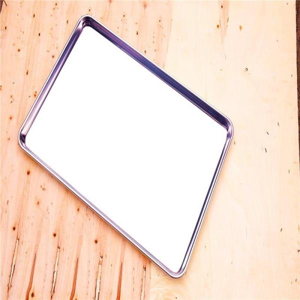 Rk Bakeware China Foodservice NSF Full Size Aluminum Bun Pan with Wire in Rim